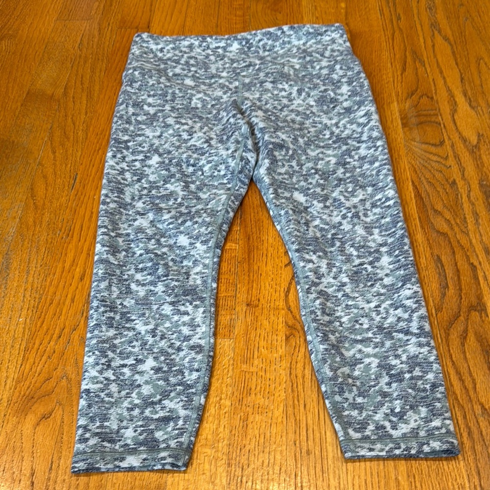 Athleta Gray and Blue Leggings for Active Wear